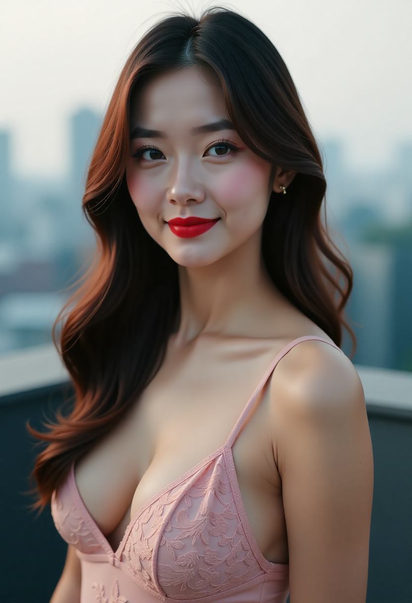 渔港清晨停泊的船只
